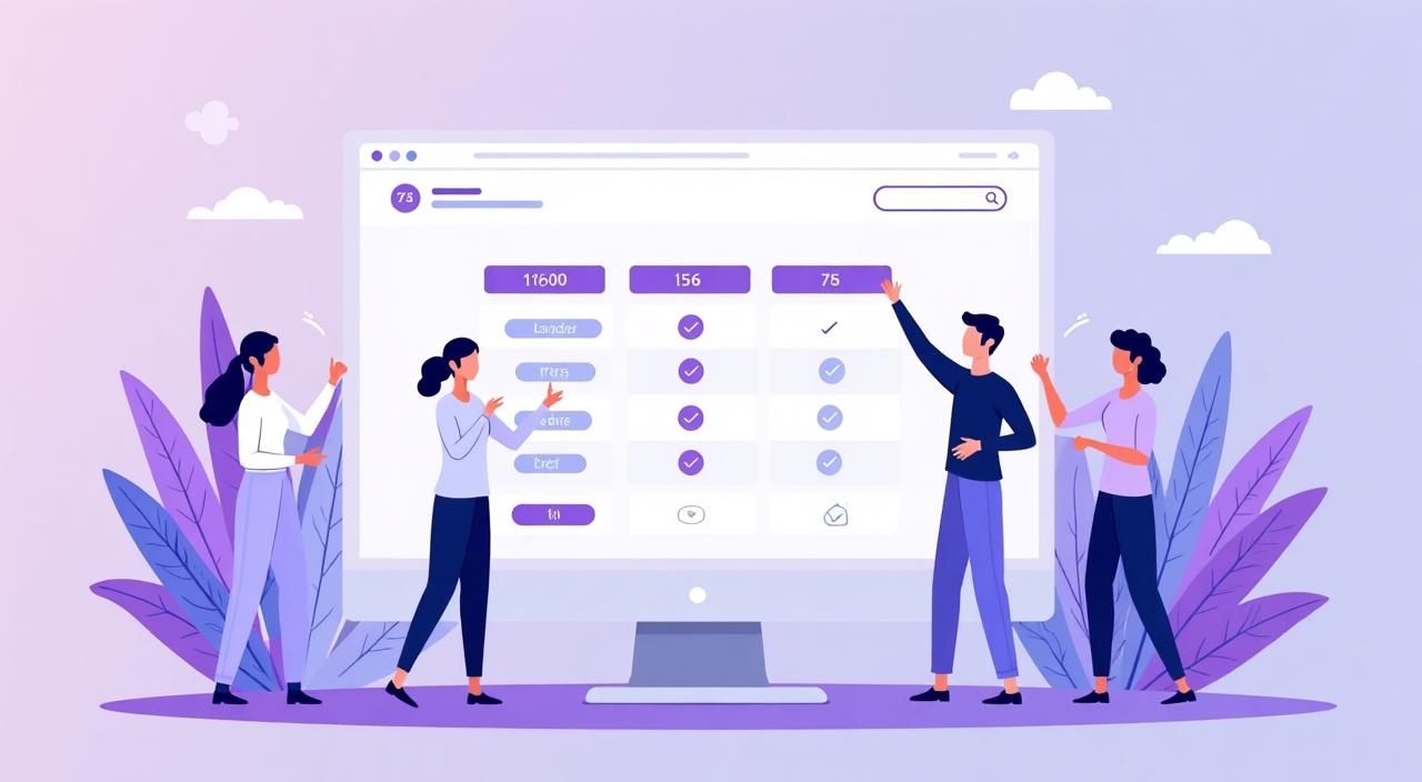 Product comparison visualization